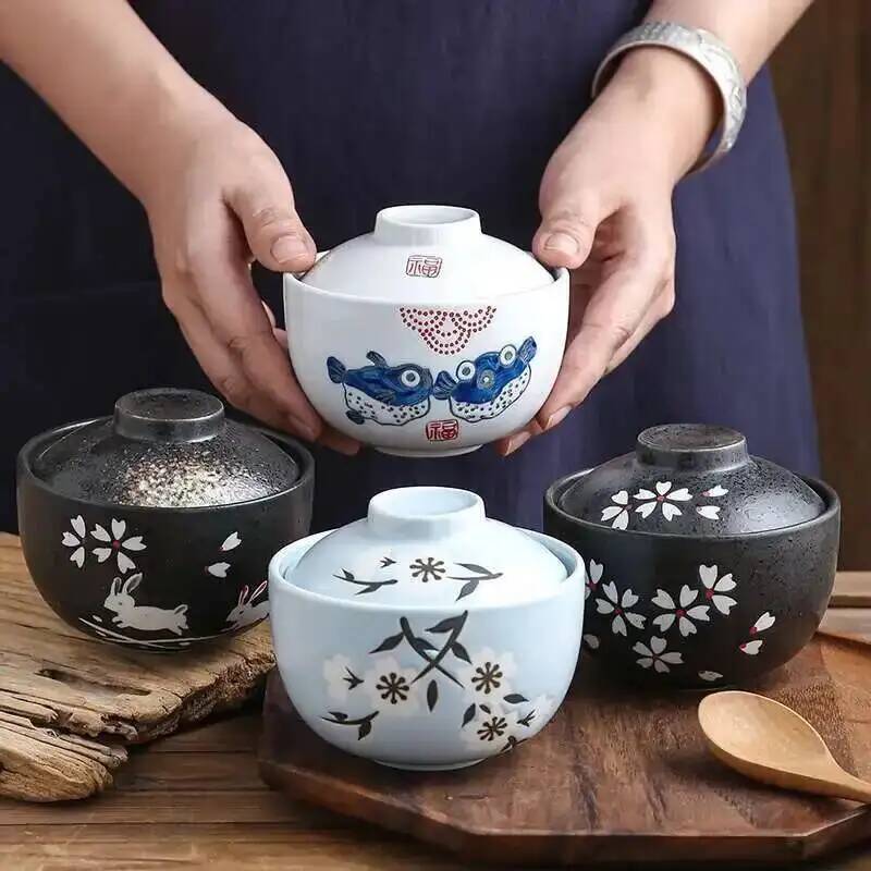 Matcha Bowl Chawan - Keramik Jepang 4.25 inci, panci rebus