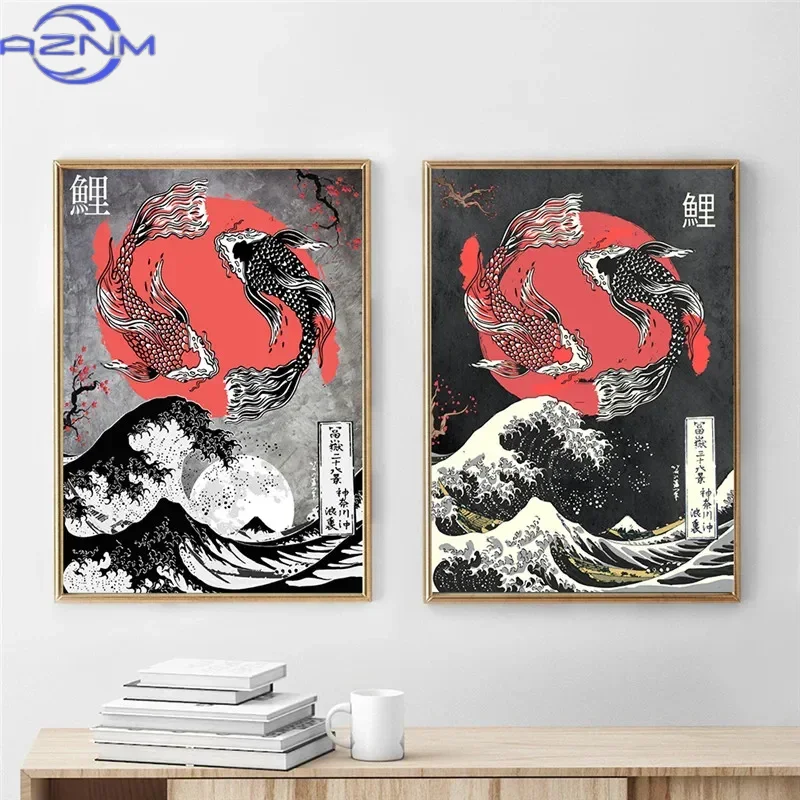 Lukisan Kanvas AZNM Poster Kan - Japanese Lifestyle And Traditions ulasan dan harga