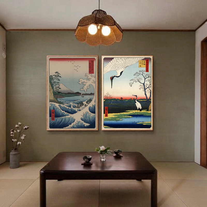 Poster Lukisan Kanvas Seni Din - Japanese Lifestyle And Traditions ulasan dan harga