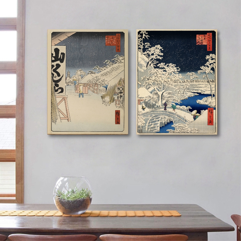 Poster Lukisan Kanvas Seni Din - Japanese Lifestyle And Traditions ulasan dan harga